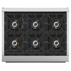 Forno Capriasca 36-Inch Gas Range FFSGS6260-36 – Stainless Steel – Appliances FFSGS6260 36 2024 11 Top