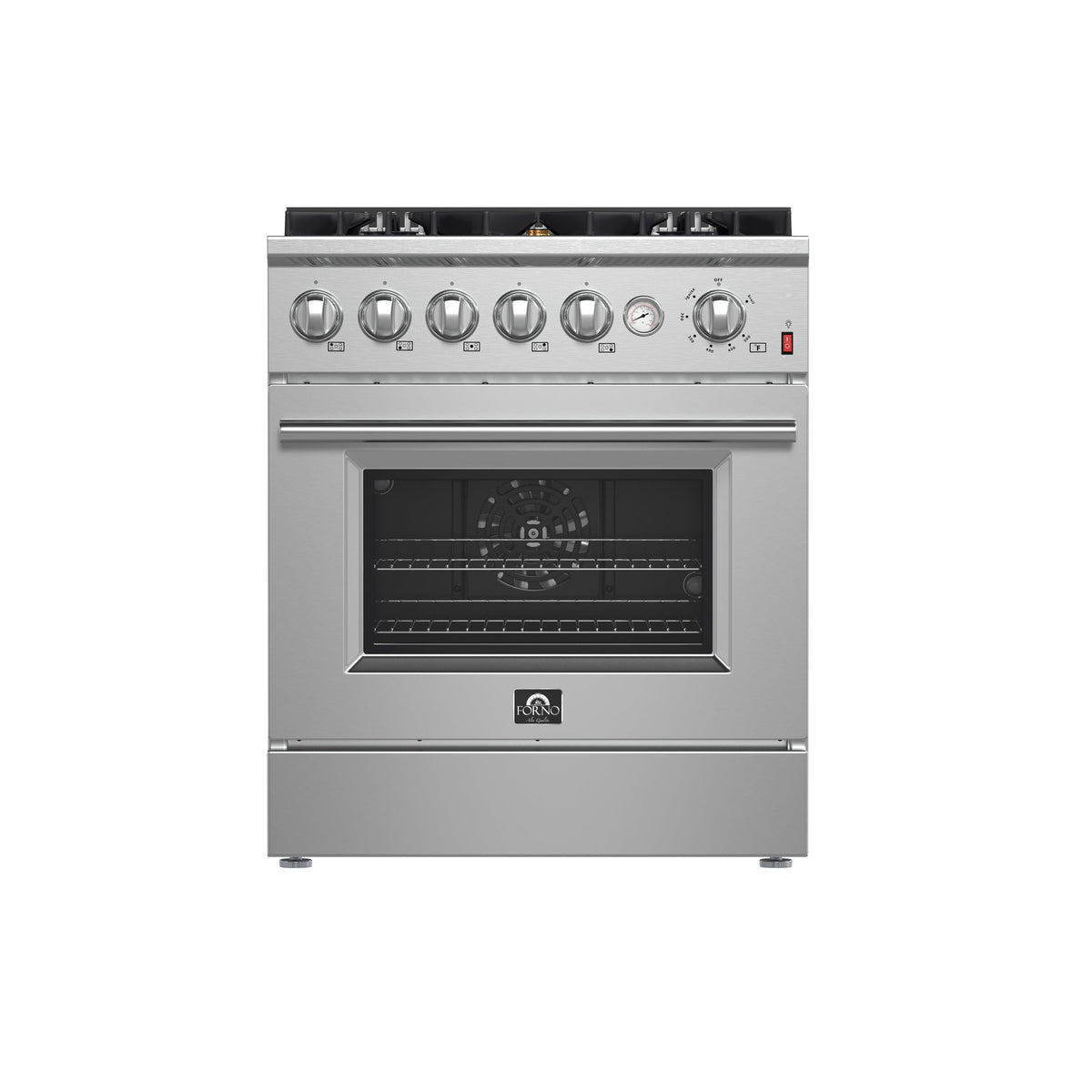 Forno Giovanni 30-Inch Gas Range FFSGS6274-30 – Stainless Steel – Appliances FFSGS6274 30 2024 11 Front