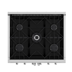 Forno Galiano 30-Inch Gas Range FFSGS6444-30 – Stainless Steel – Appliances FFSGS6444 30 2024 11 Top