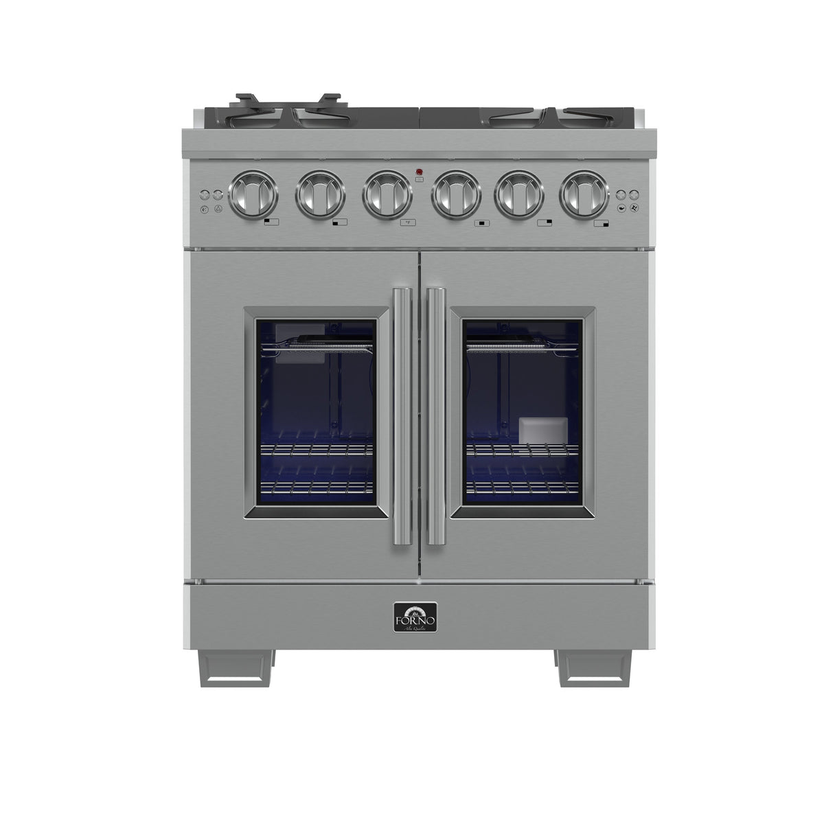 Forno Capriasca 30-Inch Gas Range FFSGS6460-30 – Stainless Steel – Appliances FFSGS6460 30 2024 12 Front