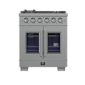 Forno Capriasca 30-Inch Gas Range FFSGS6460-30 – Stainless Steel – Appliances FFSGS6460 30 2024 12 Front