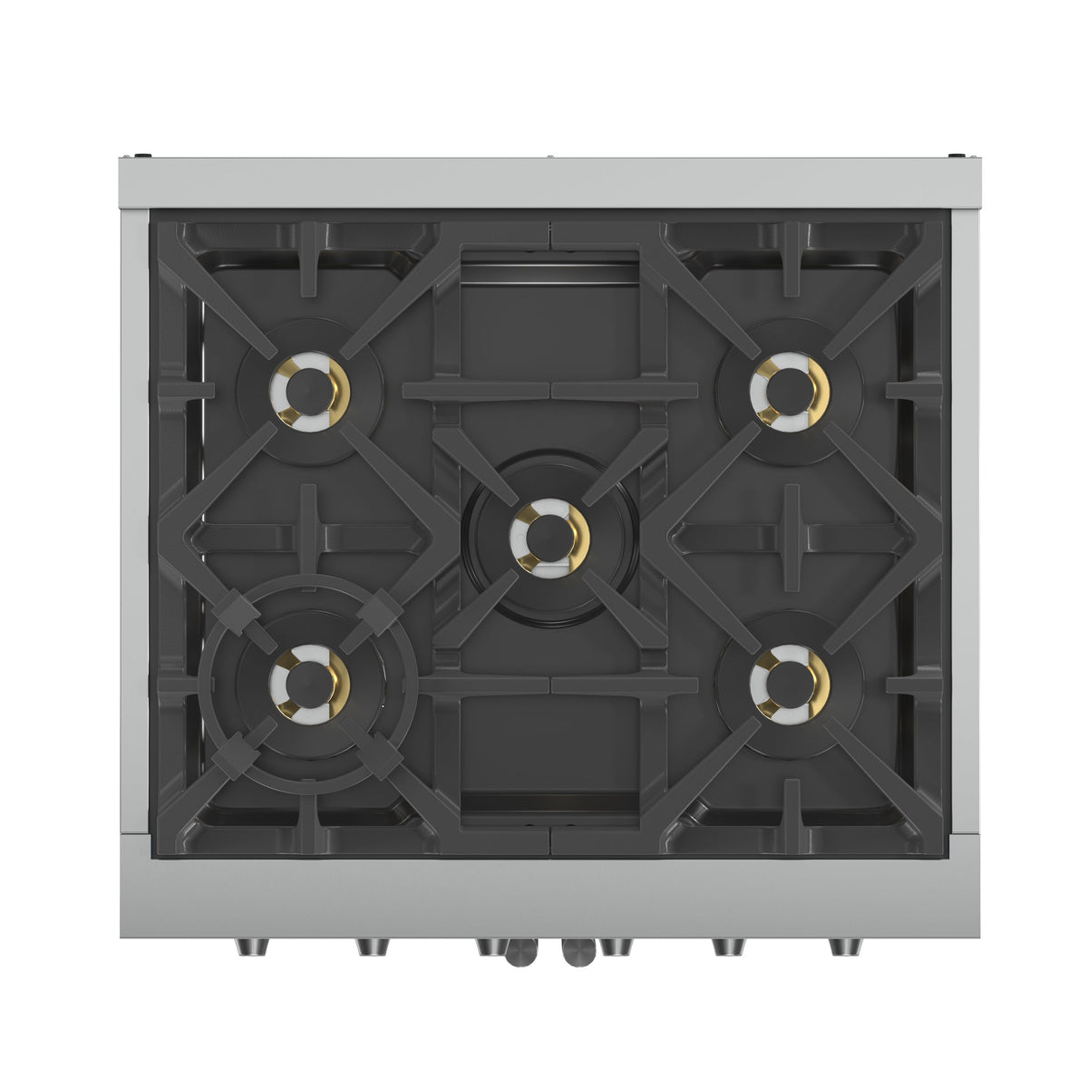 Forno Capriasca 30-Inch Gas Range FFSGS6460-30 – Stainless Steel – Appliances FFSGS6460 30 2024 12 Top