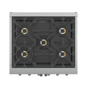 Forno Capriasca 30-Inch Gas Range FFSGS6460-30 – Stainless Steel – Appliances FFSGS6460 30 2024 12 Top