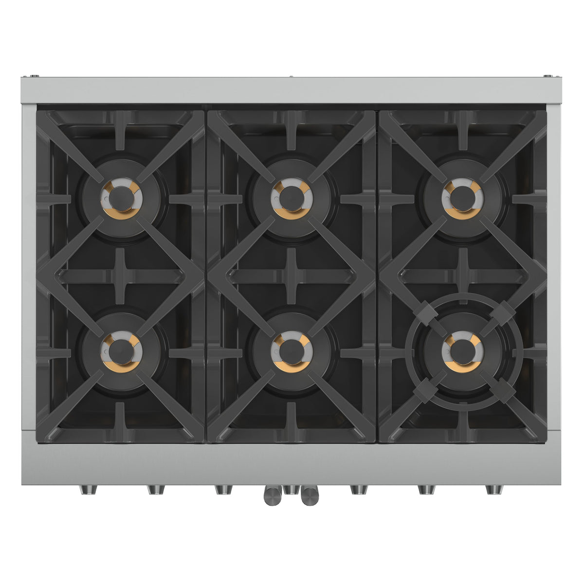 Forno Capriasca 36-Inch Gas Range FFSGS6460-36 – Stainless Steel – Appliances FFSGS6460 36 2024 11 Top