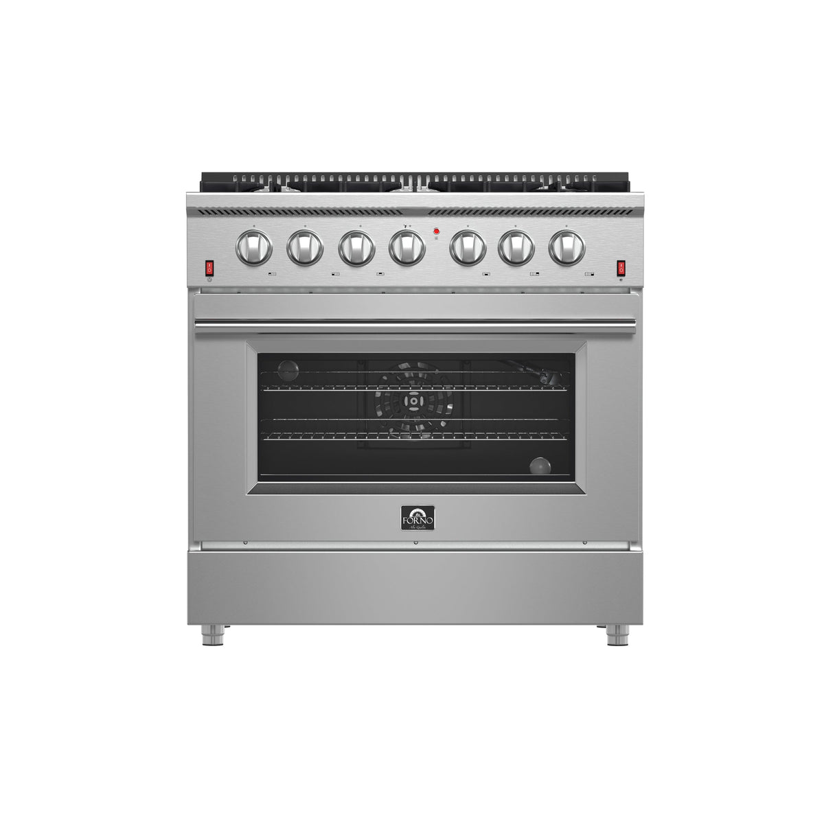 Forno Galiano 36-Inch Gas Range FFSGS6244-36 – Stainless Steel – Applianes FFSGS6244 36 2025 01 Front