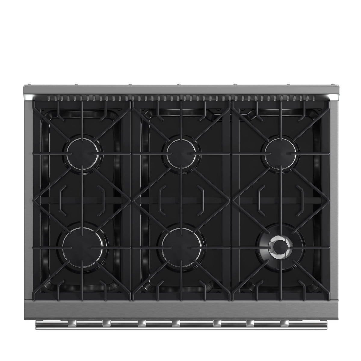 Forno Galiano 36-Inch Gas Range FFSGS6244-36 – Stainless Steel – Applianes FFSGS6244 36 2025 01 Top