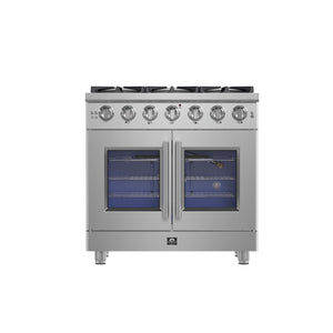 Forno Massimo 36-Inch Gas Range FFSGS6439-36 – Stainless Steel – Applianes FFSGS6439 36 2025 01 Front