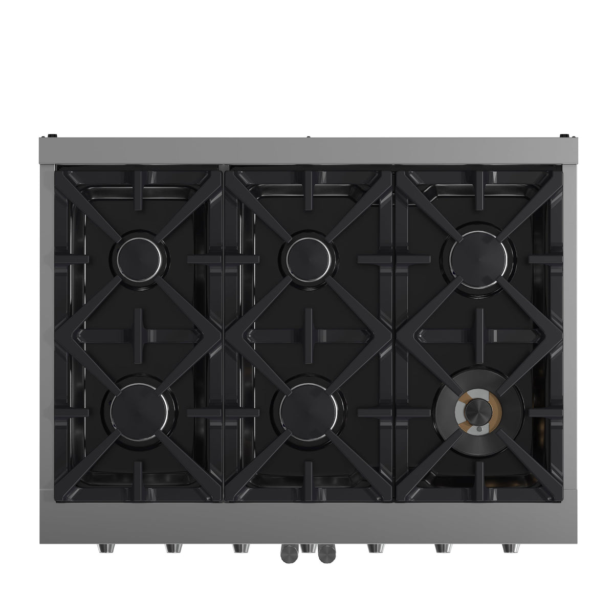 Forno Massimo 36-Inch Gas Range FFSGS6439-36 – Stainless Steel – Applianes FFSGS6439 36 2025 01 Top