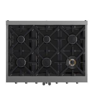 Forno Massimo 36-Inch Gas Range FFSGS6439-36 – Stainless Steel – Applianes FFSGS6439 36 2025 01 Top