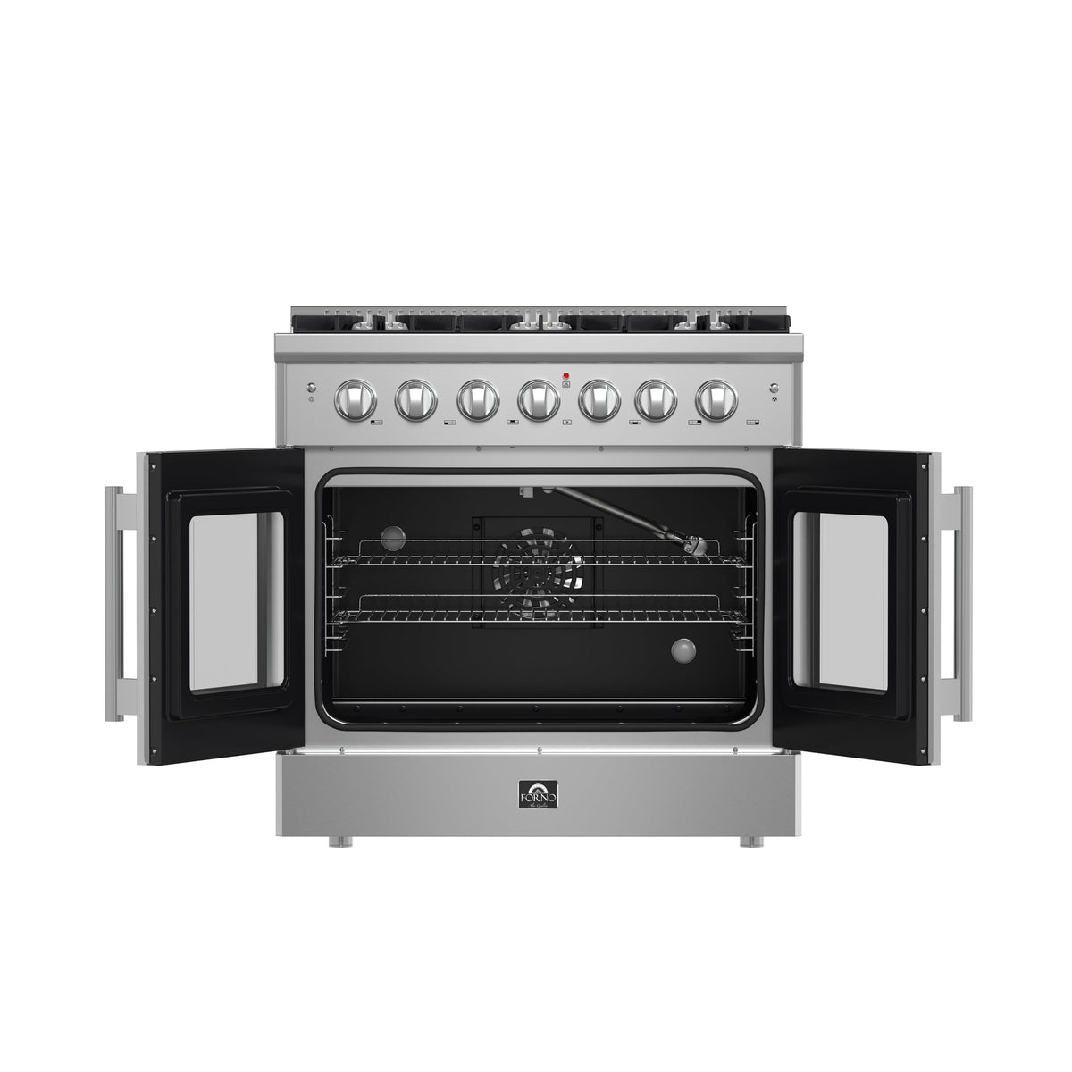 Forno Galiano 36-Inch Gas Range FFSGS6444-36 – Stainless Steel – Applianes FFSGS6444 36 2025 01 Front Open