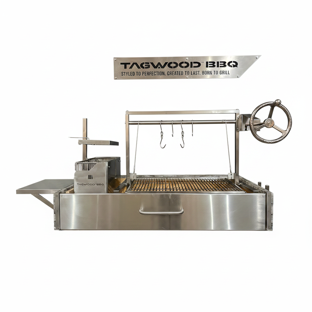 Tagwood BBQ front door heat retention accessory in 304 stainless steel for BBQ09SS