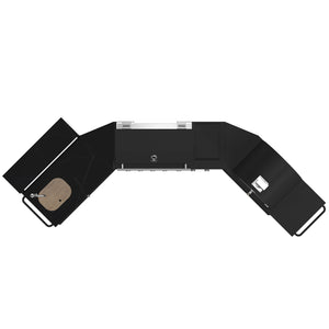 Forno Aperto Outdoor Kitchen Set FODKT2551BLK – Black – BBQ FODKT2551BLK 2024 11 Top