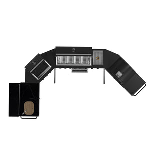 Forno Aperto Outdoor Kitchen Set FODKT2568BLK – Black – BBQ FODKT2568BLK 2024 11 Top