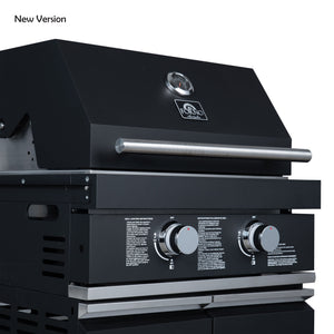 Forno Aperto Outdoor Kitchen Set FODKT2568BLK – Black – BBQ FODKT2568BLK Hot Plate Close up 2 2026 02 25
