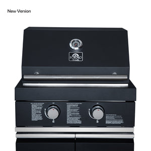 Forno Aperto Outdoor Kitchen Set FODKT2568BLK – Black – BBQ FODKT2568BLK Hot Plate Close up 2026 02 25