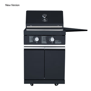 Forno Aperto Outdoor Kitchen Set FODKT2568BLK – Black – BBQ FODKT2568BLK Hot Plate Front 2026 02 25