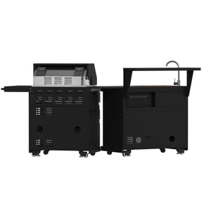 Forno Aperto Outdoor Kitchen Set FODKT2582BLK – Black – BBQ FODKT2582BLK 2024 11 Back