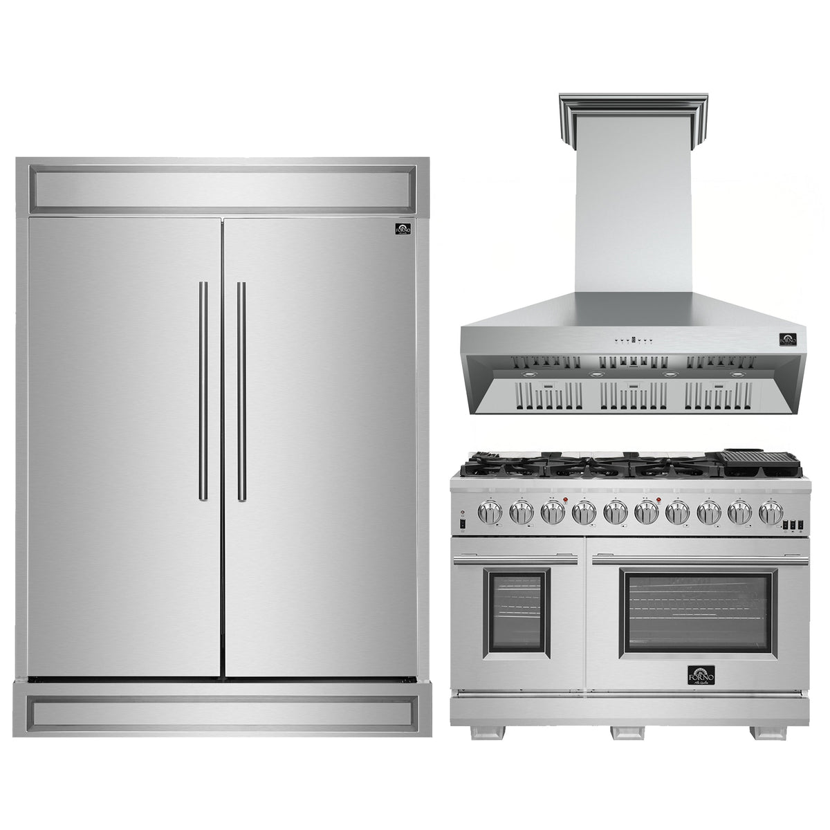 Forno Kitchen Appliance Package FBDL-019-07CAUS – Stainless Steel – Bundles FBDL 019 07CAUS Front 2026 03 31