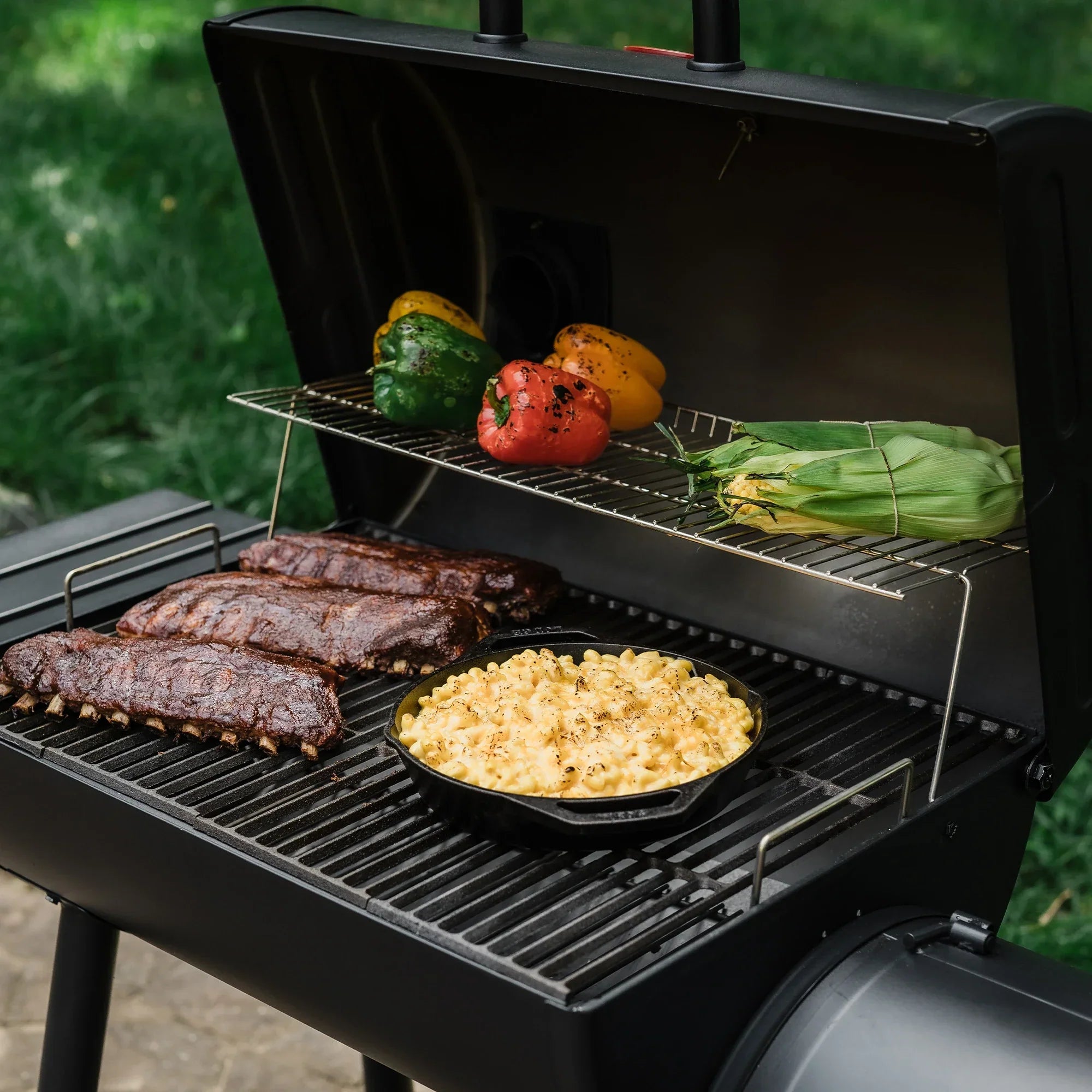 Char-Griller Smokin' Pro CG30044223 side profile product view