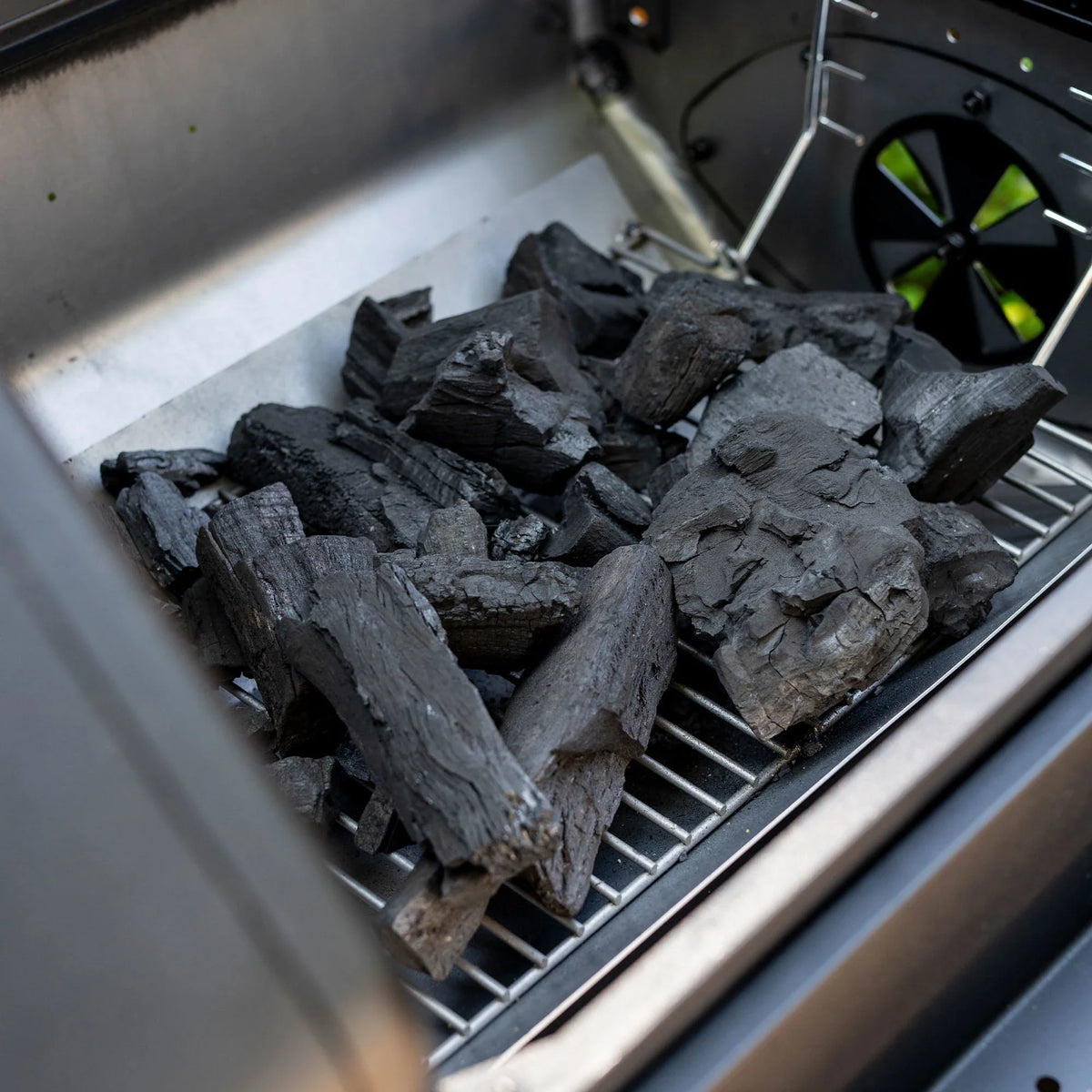 Char-Griller natural lump charcoal pieces