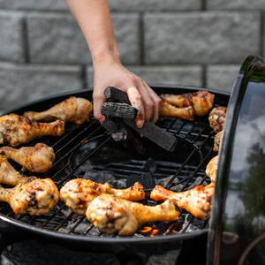 Char-Griller lump charcoal cooking fuel detail