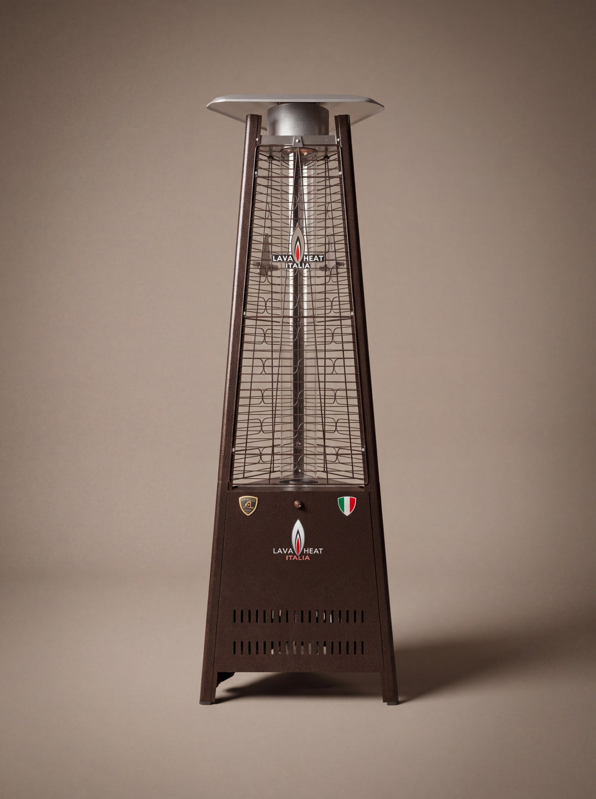 Lava Heat Italia Capri patio heater in Heritage Bronze - product view