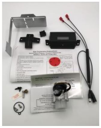 Majestic LPK-ECHEL72 propane conversion kit — model-specific kit components