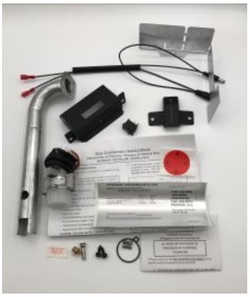 Majestic LPK-ECHEL48 propane conversion kit — model-specific kit components