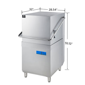 Forno Commerciale 31-Inch Commercial Dishwasher FCMDW0031 – Stainless Steel – Commercial Dishwasher FCMDW0031 Measurements 2025 16 05