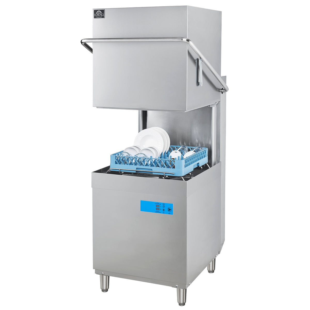 Forno Commerciale 31-Inch Commercial Dishwasher FCMDW0031 – Stainless Steel – Commercial Dishwasher FCMDW0031 Opened Side 2025 16 05