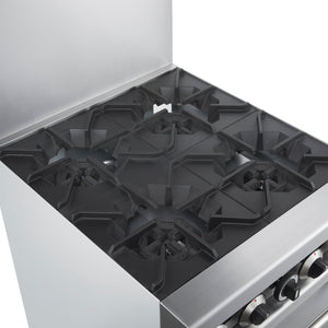 Forno Commerciale 24-Inch Commercial Gas range 1 oven FCMGR0093-24 – Stainless Steel – Commercial Gas Range FCMGR0093 24 Cooktop 2025 08 19