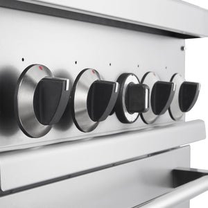 Forno Commerciale 24-Inch Commercial Gas range 1 oven FCMGR0093-24 – Stainless Steel – Commercial Gas Range FCMGR0093 24 Knobs 2025 08 19