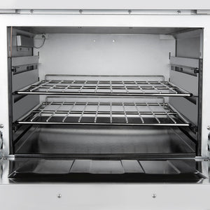 Forno Commerciale 24-Inch Commercial Gas range 1 oven FCMGR0093-24 – Stainless Steel – Commercial Gas Range FCMGR0093 24 Oven Interior 2025 08 19