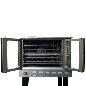 Forno burners Commercial Convection Gas Oven FCMCO0107-38 – Stainless Steel – Commercial Convection Gas Oven FCMCO0107 38 Front Opened 2025 12 31