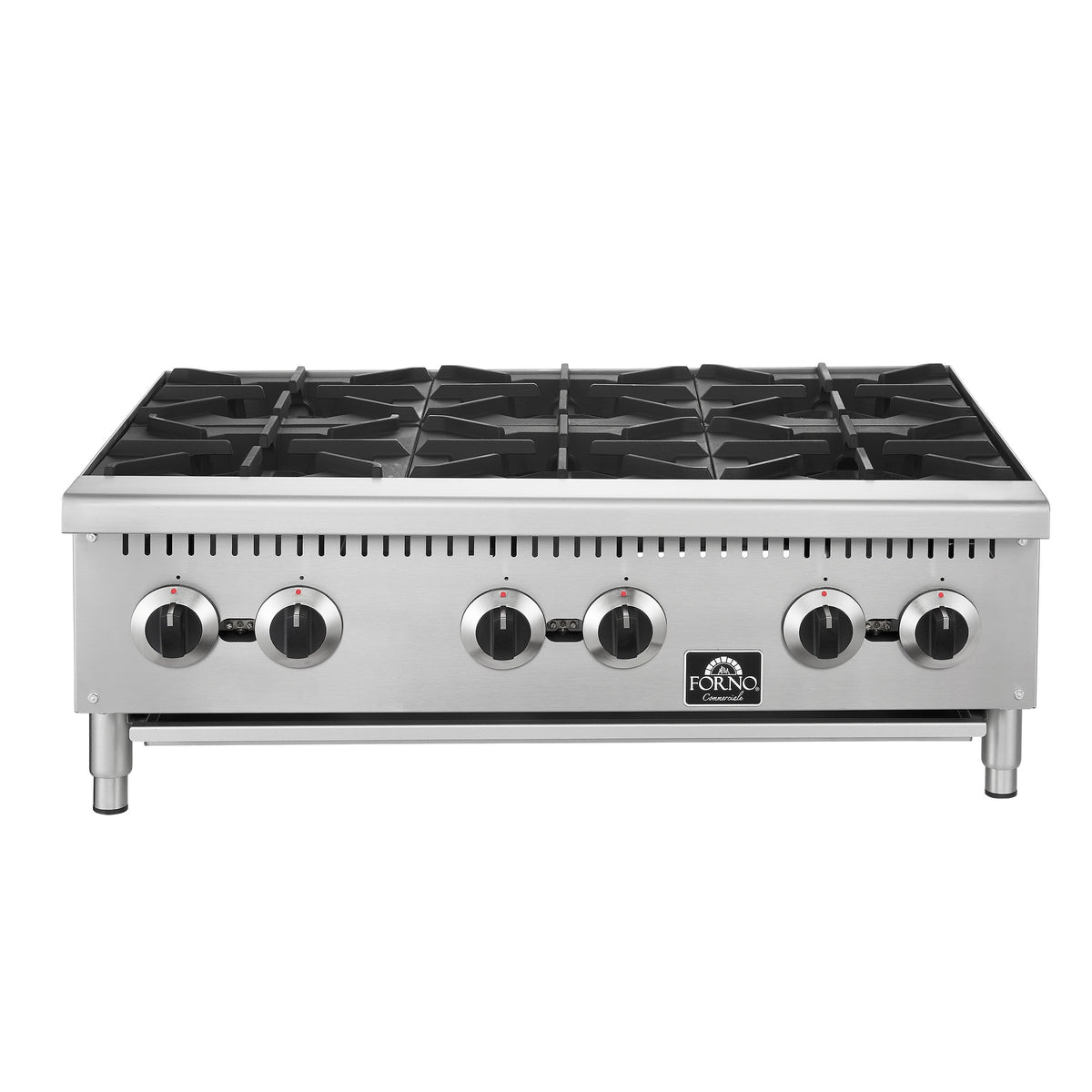 Forno Commerciale 36-Inch Commercial Hotplate FCMHP0079-36 – Stainless Steel – Commercial Hotplate FCMHP0079 36 Front 2025 08 22