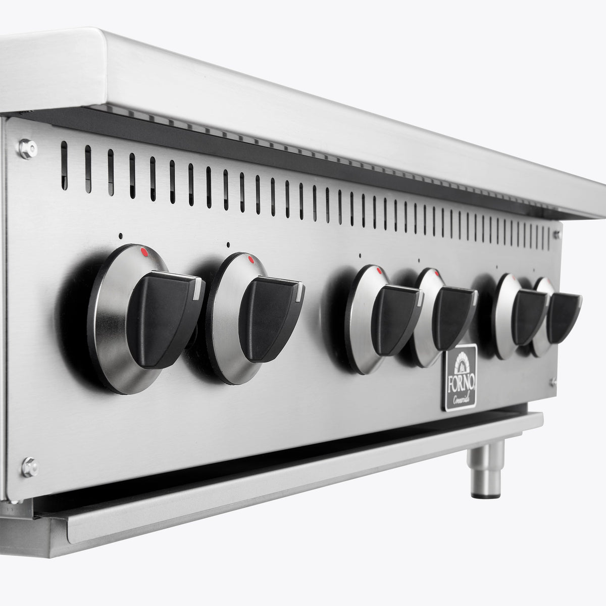 Forno Commerciale 36-Inch Commercial Hotplate FCMHP0079-36 – Stainless Steel – Commercial Hotplate FCMHP0079 36 Knobs 2025 08 22