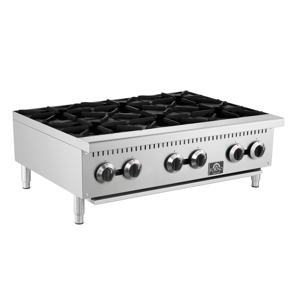 Forno Commerciale 36-Inch Commercial Hotplate FCMHP0079-36 – Stainless Steel – Commercial Hotplate FCMHP0079 36 Right Angle 2025 08 22