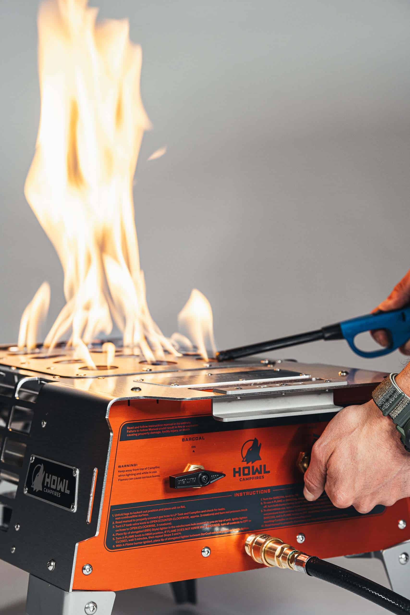 Howl Campfire Portable Propane Fire PIt