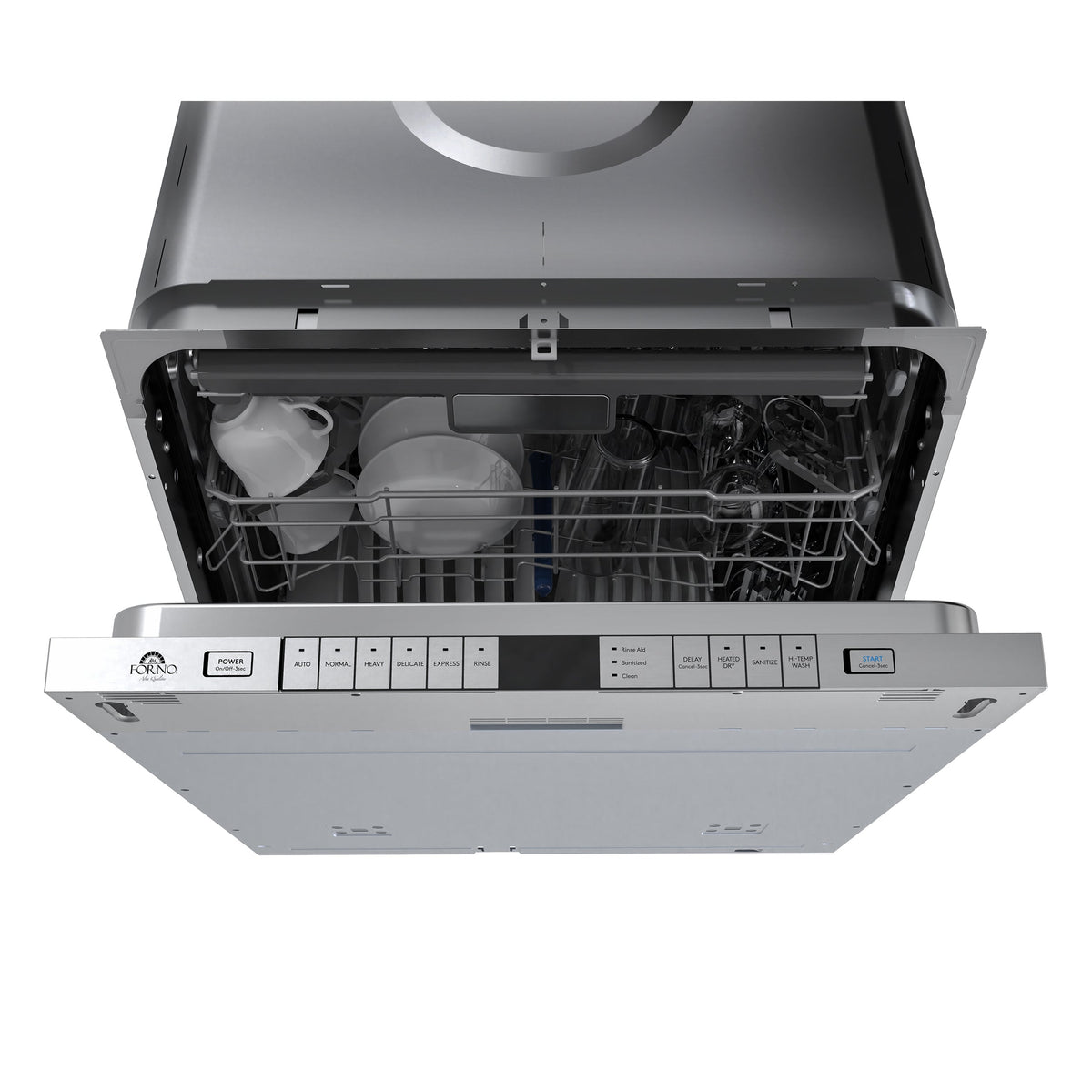 Forno Quiet Dishwasher FDWBI8011-24 – Stainless Steel – Dishwasher FDWBI8011 24 Control Panel 2025 08 29