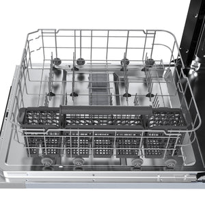 Forno Quiet Dishwasher FDWBI8011-24 – Stainless Steel – Dishwasher FDWBI8011 24 Lower Rack Side 2025 08 29
