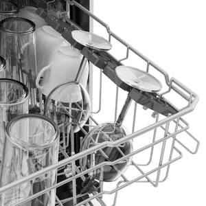 Forno Quiet Dishwasher FDWBI8011-24 – Stainless Steel – Dishwasher FDWBI8011 24 Upper Rack Close Up 2025 08 29