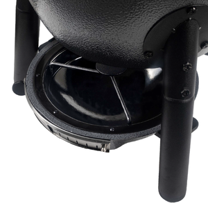 Char-Griller AKORN Jr. E86714 EasyDump ash pan open