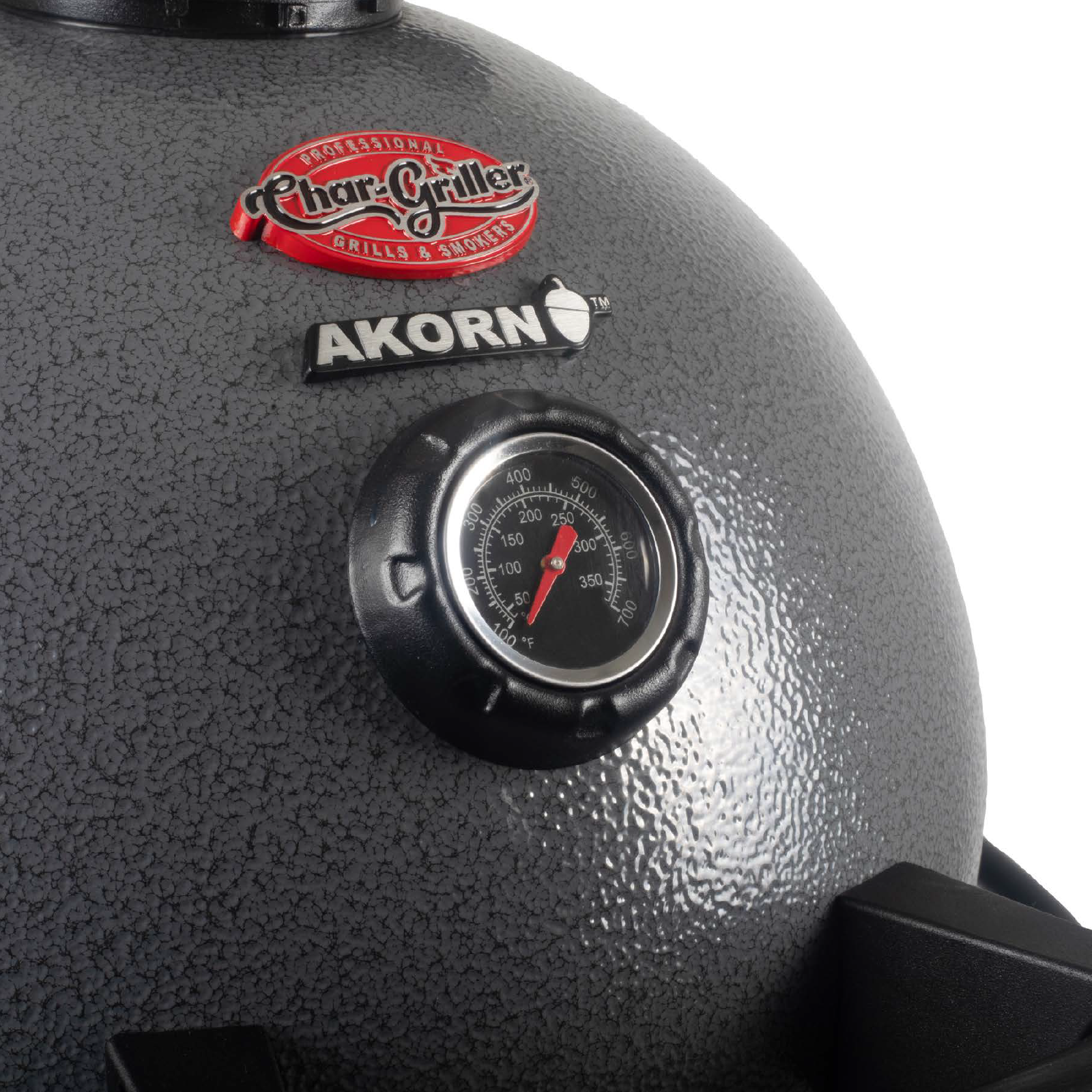 Char-Griller AKORN Jr. E86714 lid thermometer detail