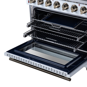 Forno Massimo 36-Inch Electric Range FFSEL6020-36 – White – Electric Range FFSEL6020 36WHT Racks 2026 07 28
