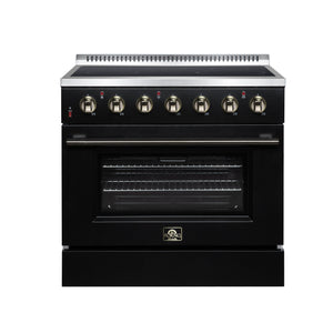 Forno Galiano 36-Inch Electric Range FFSEL6083-36 – Black – Electric Range FFSEL6083 36BLK Front 2026 07 22