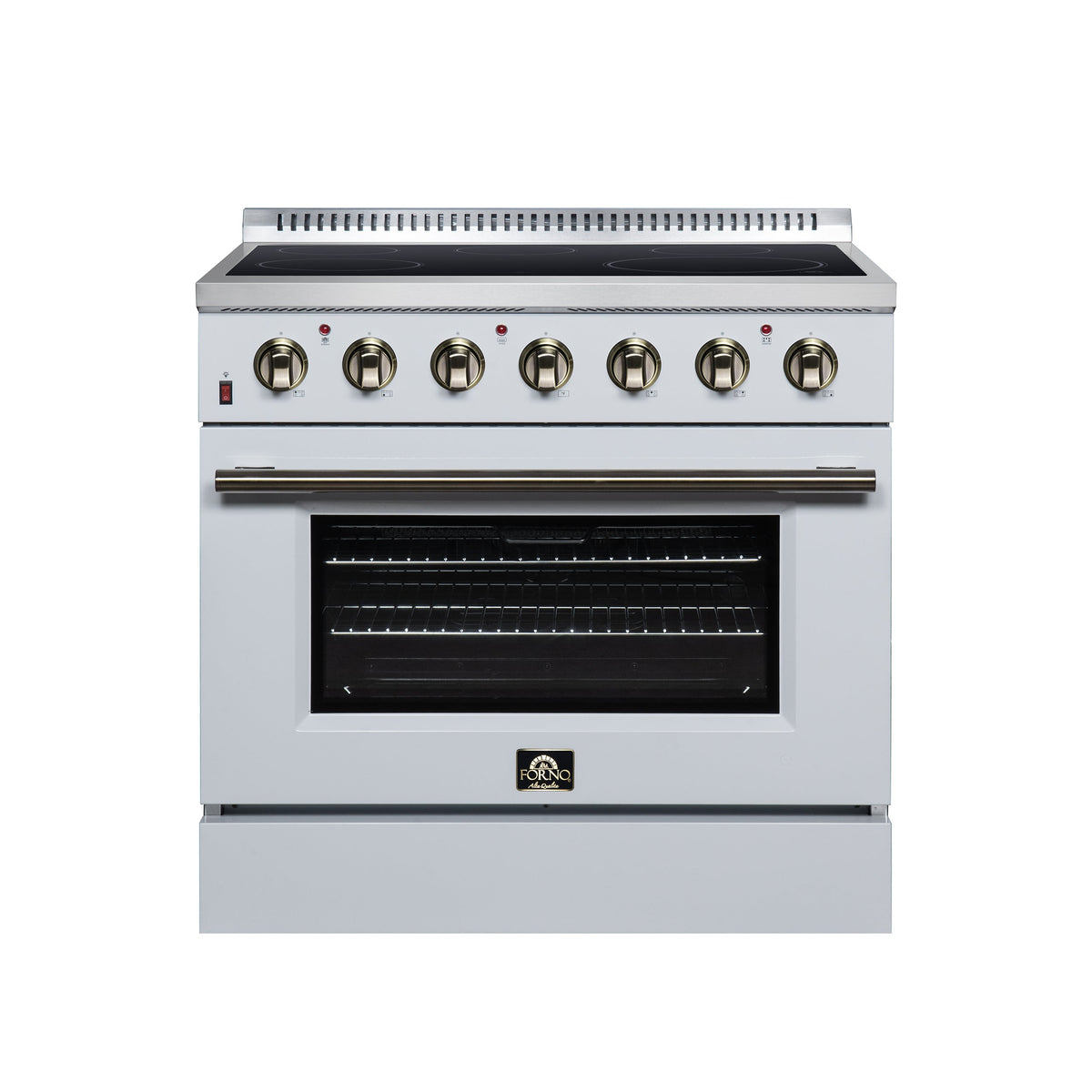 Forno Galiano 36-Inch Electric Range FFSEL6083-36 – White – Electric Range FFSEL6083 36WHT Front 2026 07 22