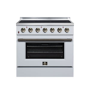 Forno Galiano 36-Inch Electric Range FFSEL6083-36 – White – Electric Range FFSEL6083 36WHT Front 2026 07 22