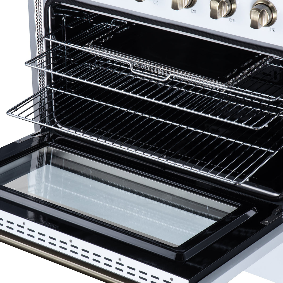 Forno Galiano 36-Inch Electric Range FFSEL6083-36 – White – Electric Range FFSEL6083 36WHT Racks 2026 07 22