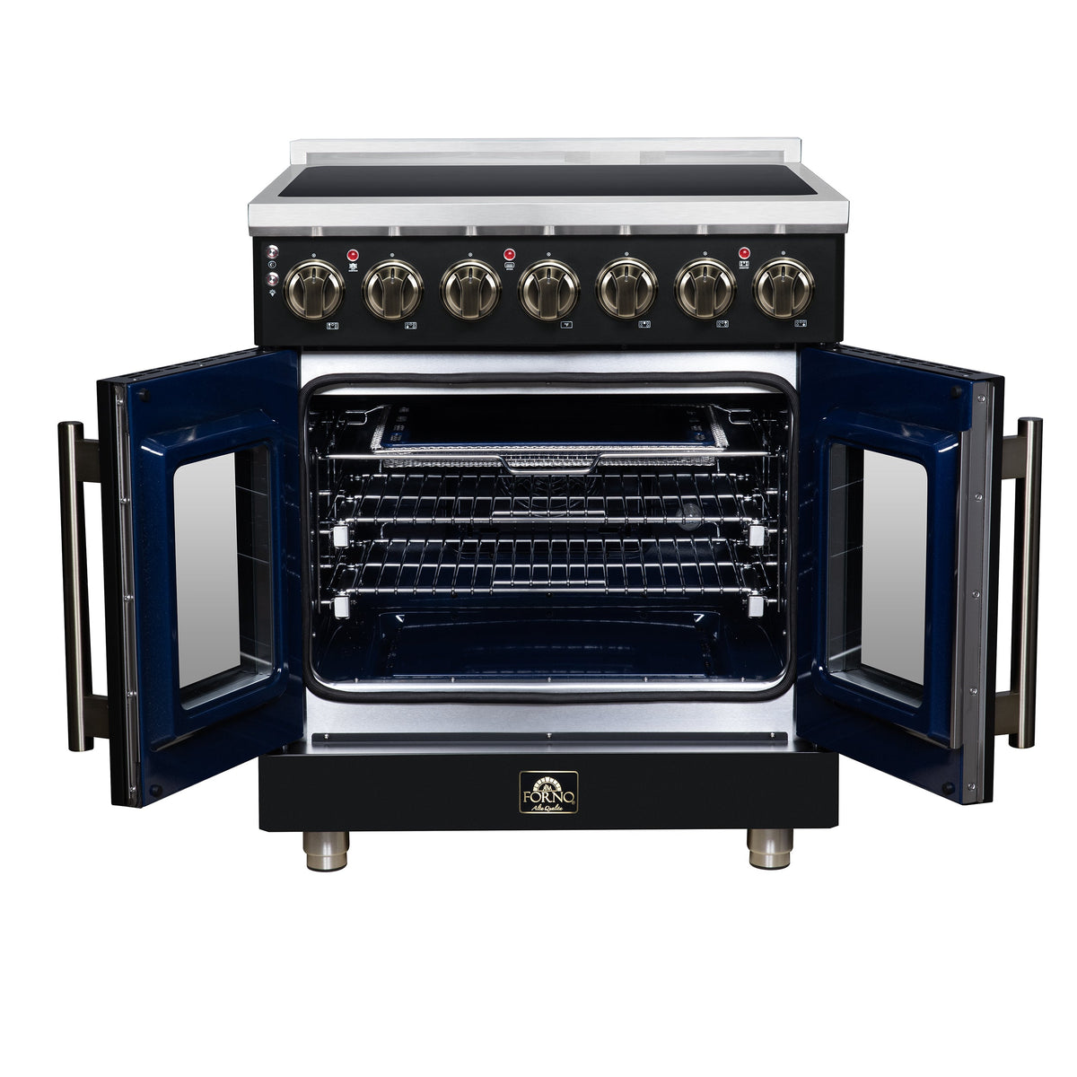 Forno Massimo 30-Inch Electric Range FFSEL6955-30 – Black – Electric Range FFSEL6955 30BLK Front Open 2026 07 28
