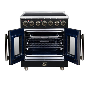 Forno Massimo 30-Inch Electric Range FFSEL6955-30 – Black – Electric Range FFSEL6955 30BLK Front Open 2026 07 28